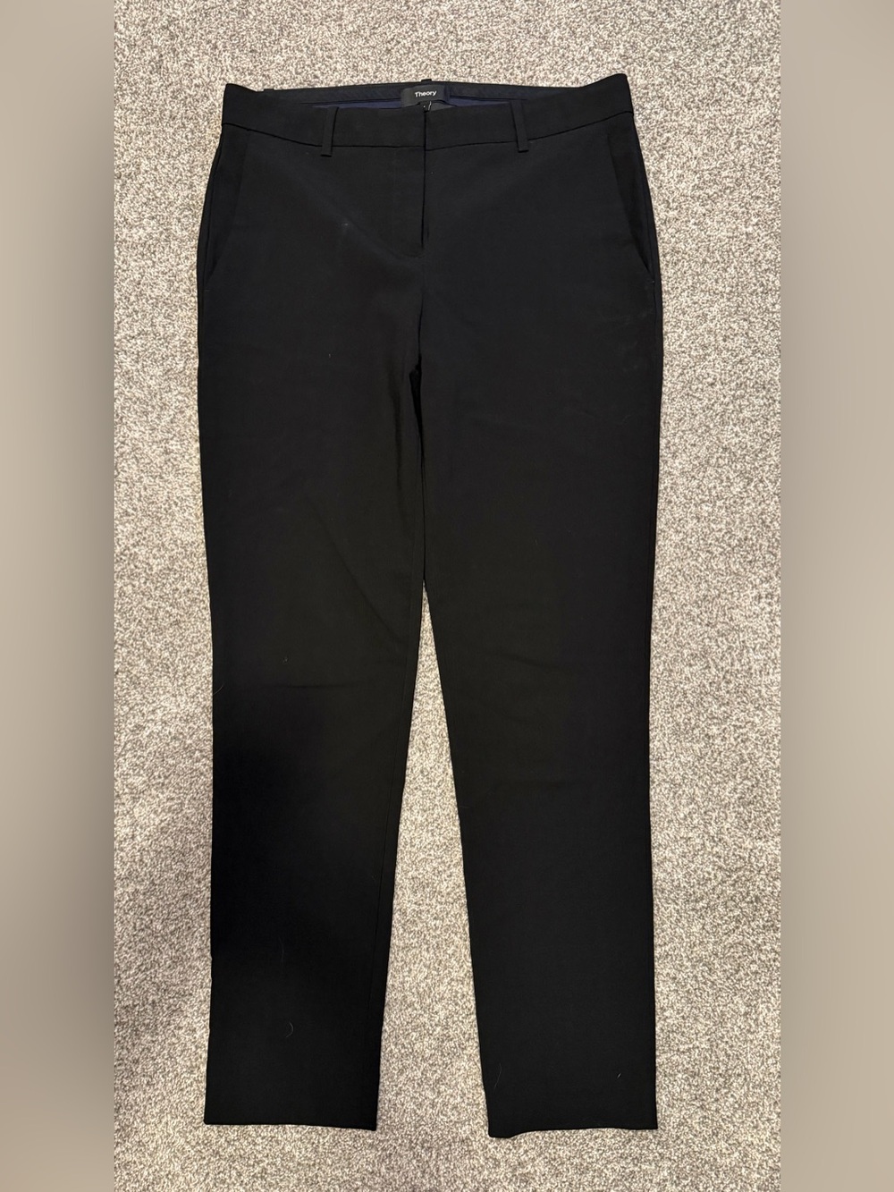 Theory Women’s Black Dress Pants Size 4 Straight Leg Career Office Trousers